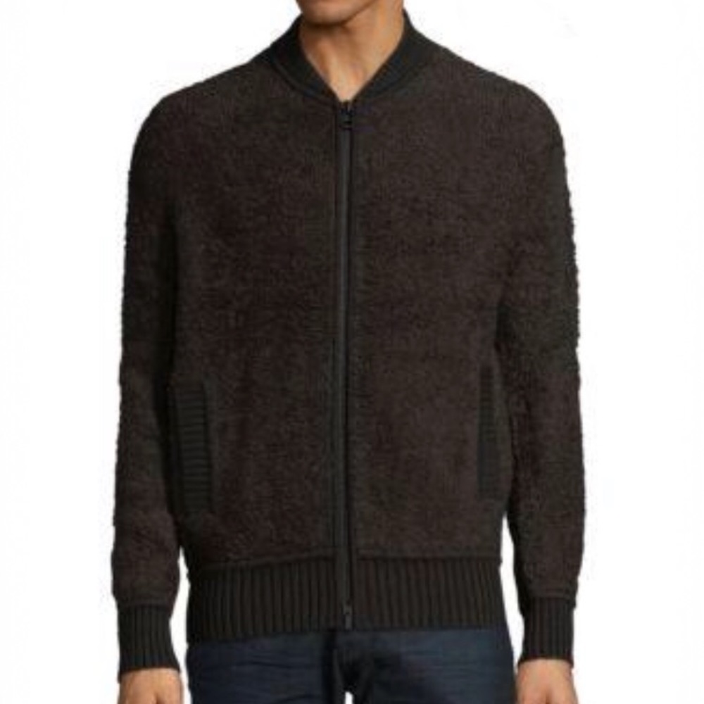 VINCE Teddy Wool Blend Bomber Jacket Men's Size L